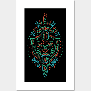 tiger tattoo Posters and Art